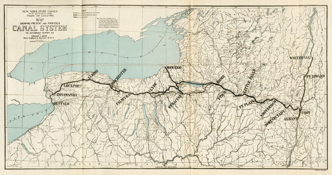 erie canal trail length